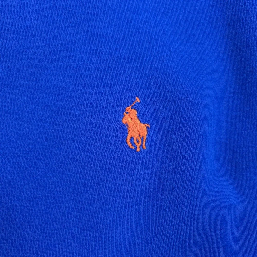Polo Ralph Lauren Vest Mens 2XLT Blue Hooded Fleece Lined Windbreaker Outdoor